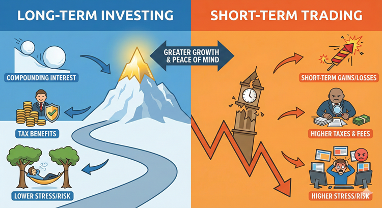 Long-term investment growth chart